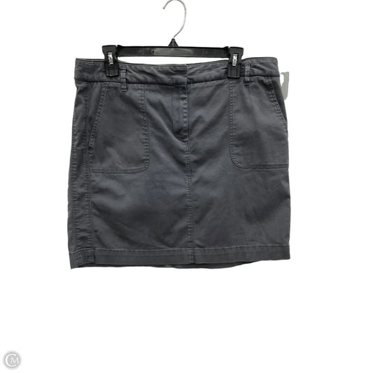 Skirt Mini & Short By Loft In Grey, Size: 10
