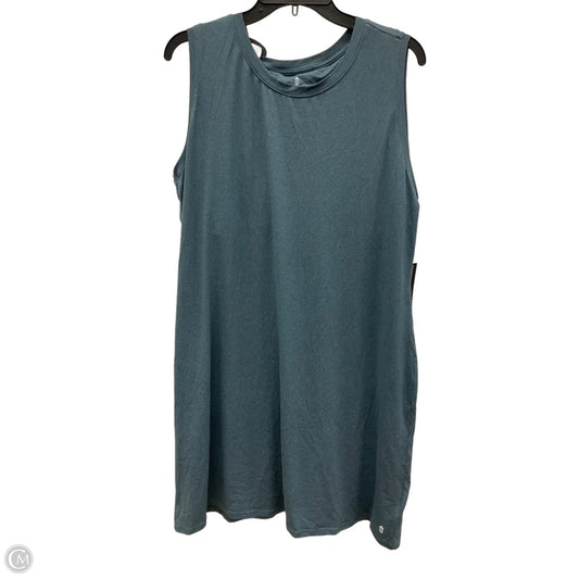 Athletic Dress By Free Country In Blue, Size: Xxl