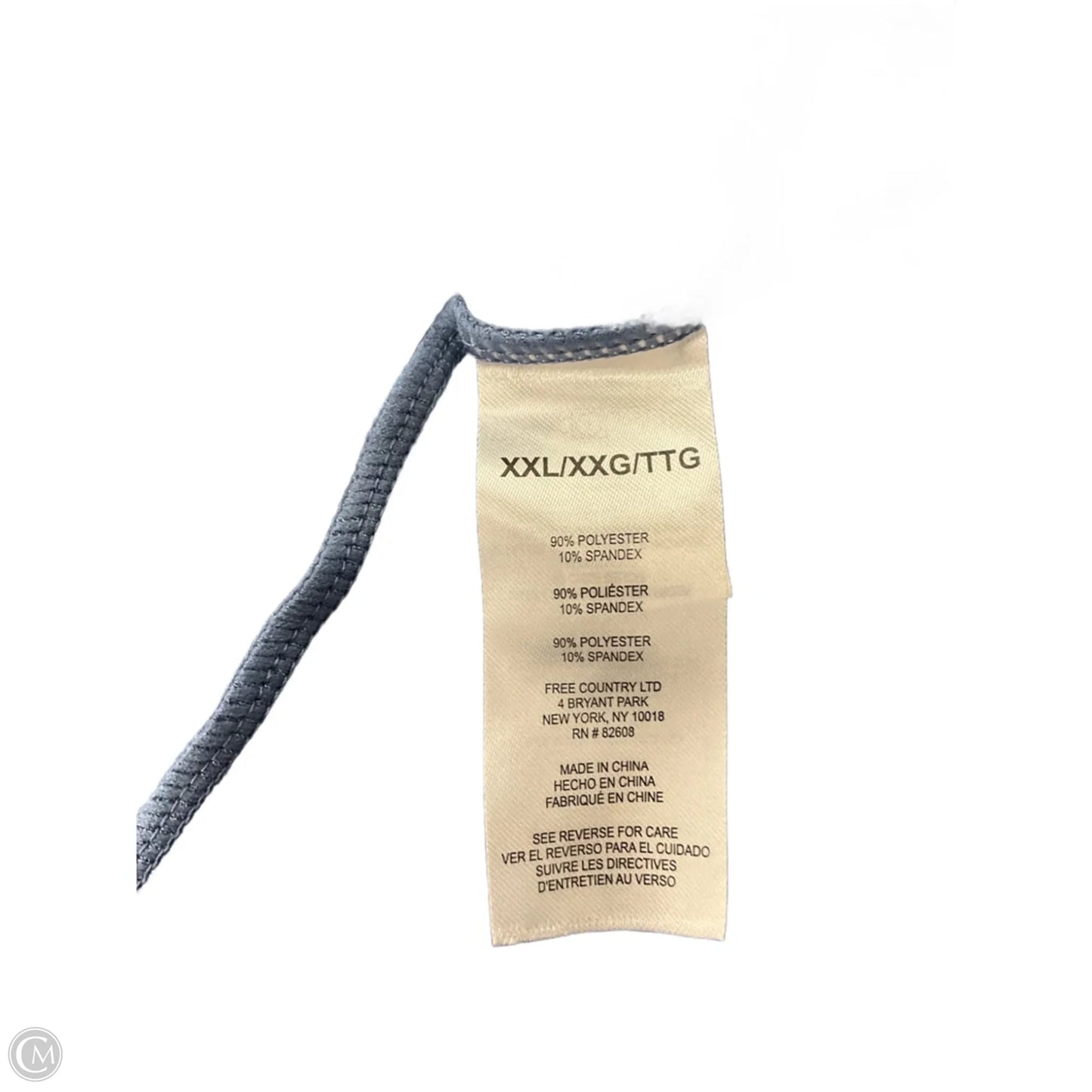 Athletic Dress By Free Country In Blue, Size: Xxl