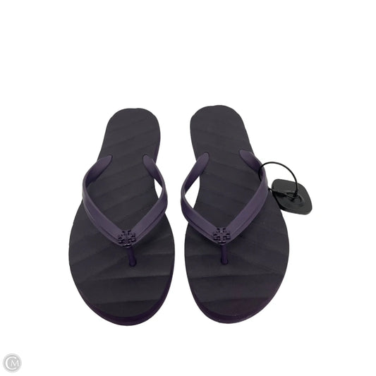 Sandals Designer By Tory Burch In Purple, Size: 10