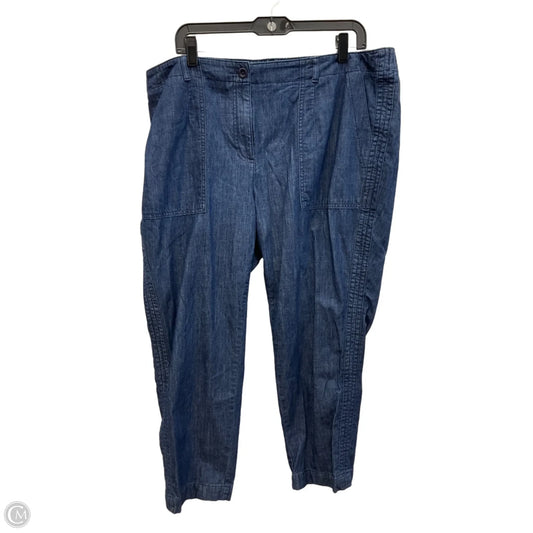 Pants Joggers By Talbots In Blue, Size: 18