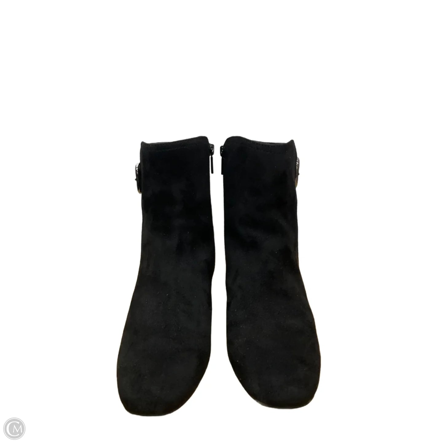 Boots Ankle Heels By Impo In Black, Size: 9.5