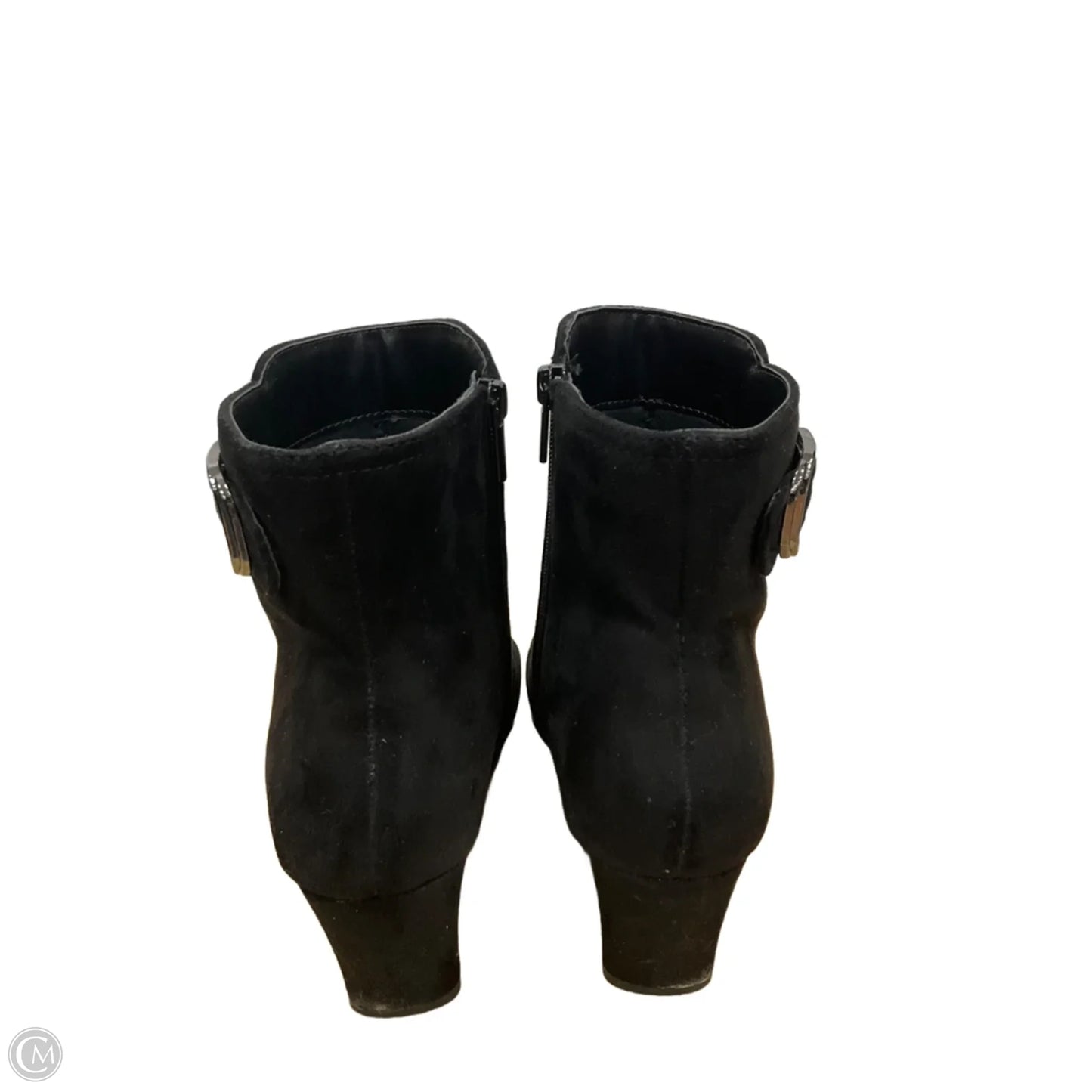 Boots Ankle Heels By Impo In Black, Size: 9.5