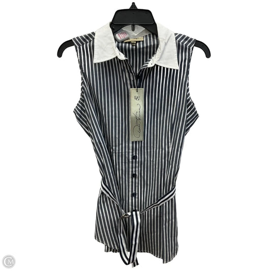 Top Sleeveless By Dg2 In Striped Pattern, Size: Xs