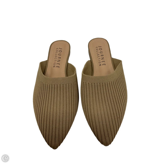 Shoes Flats By Journee In Beige, Size: 6