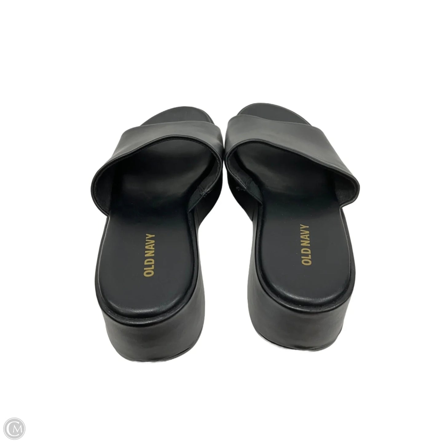 Sandals Heels Platform By Old Navy In Black, Size: 6