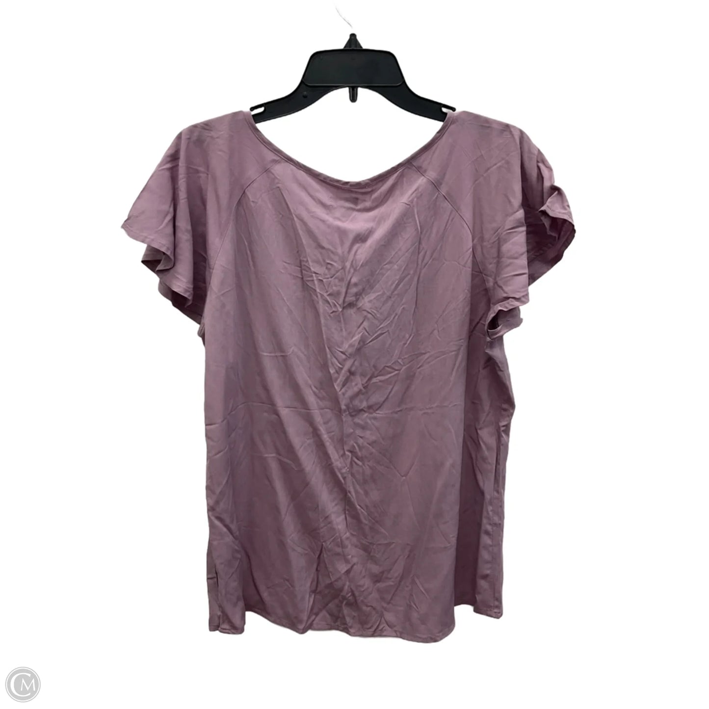 Top Short Sleeve By Coco And Carmen In Purple, Size: S