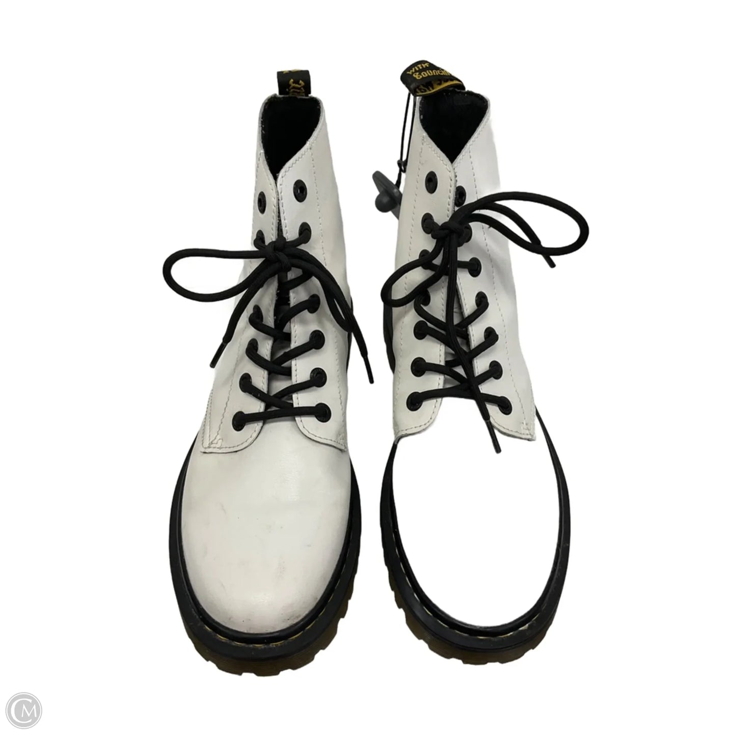 Boots Combat By Dr Martens In White, Size: 11