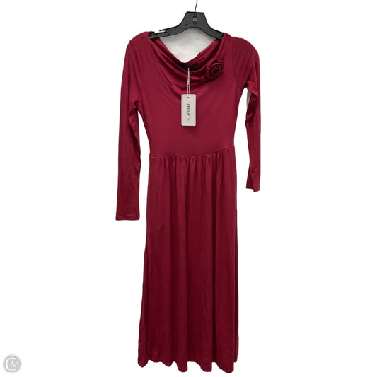 Dress Casual Maxi By Zesica In Red, Size: S