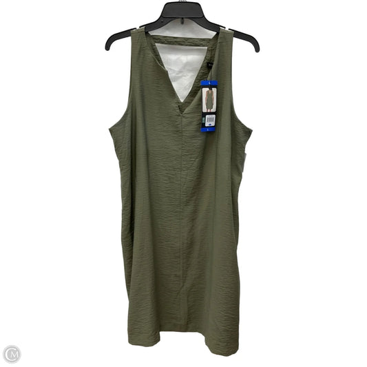 Dress Casual Midi By Banana Republic In Green, Size: L