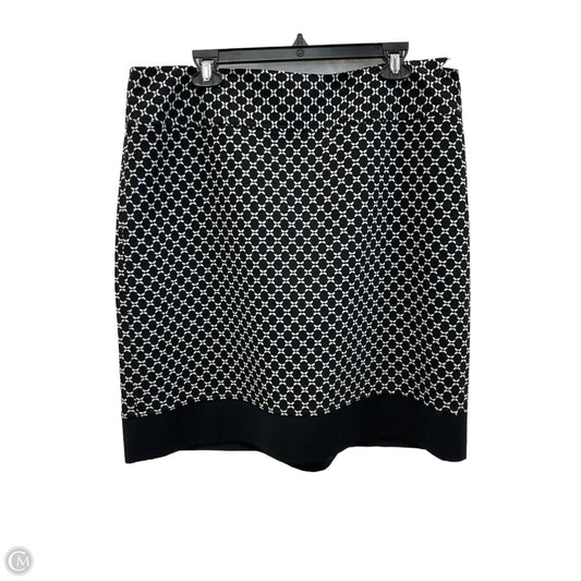 Skirt Mini & Short By Ann Taylor In Black, Size: 18