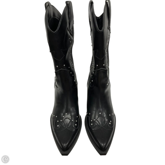 Boots Western By So In Black, Size: 10