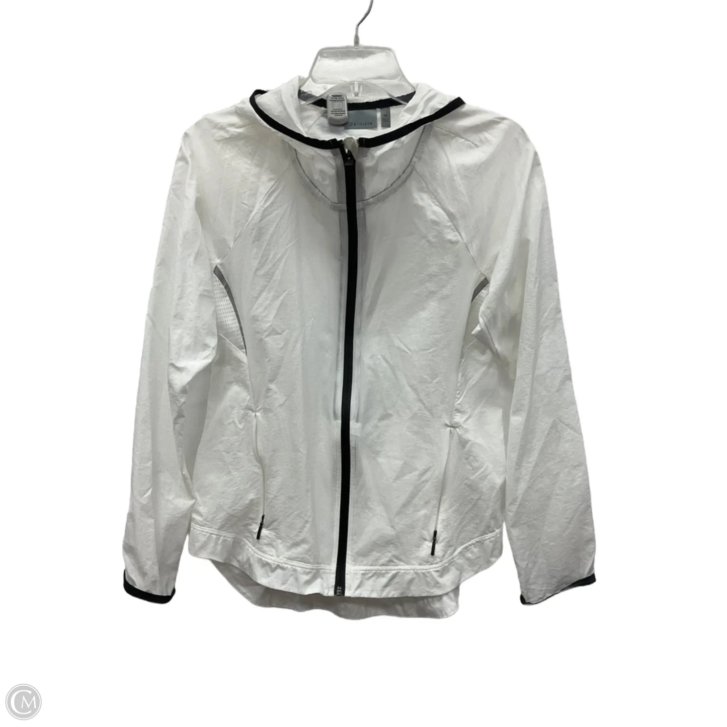 Athletic Jacket By Athleta In White, Size: Xs