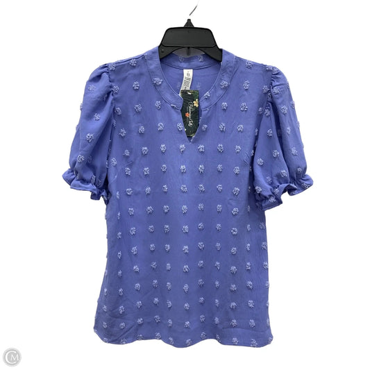 Top Short Sleeve By Blooming Jelly In Purple, Size: S