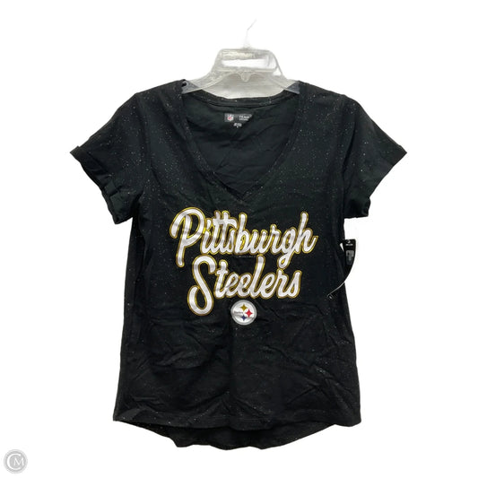 Top Short Sleeve By Clothes Mentor In Black, Size: M