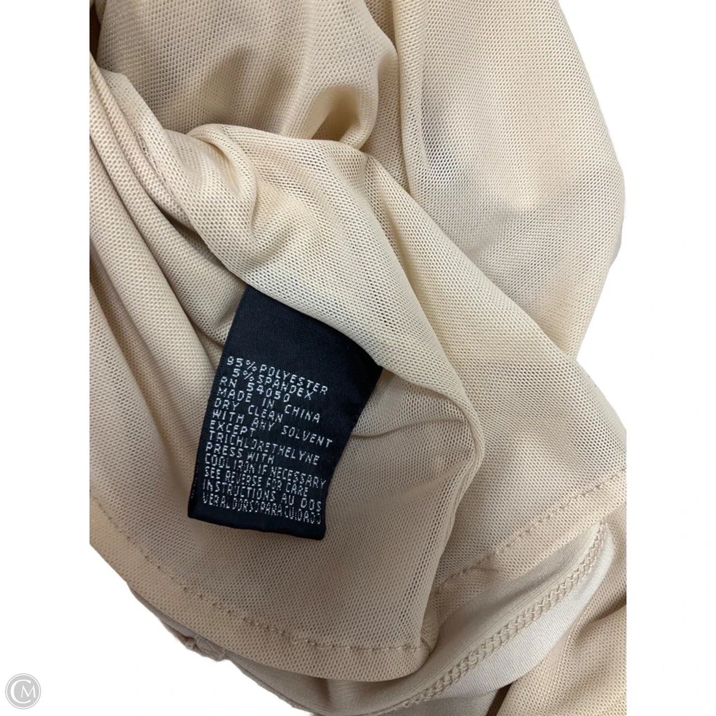 Top Sleeveless By Kasper In Beige, Size: L