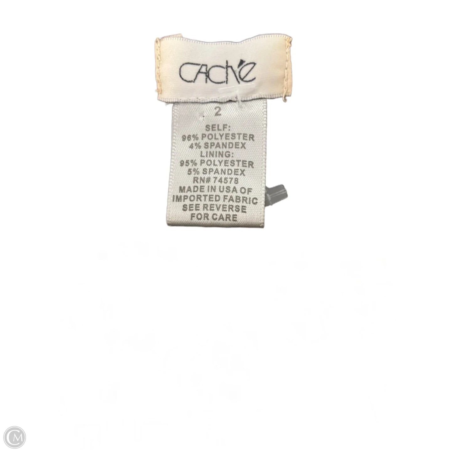 Dress Casual Midi By Cache In Orange, Size: S