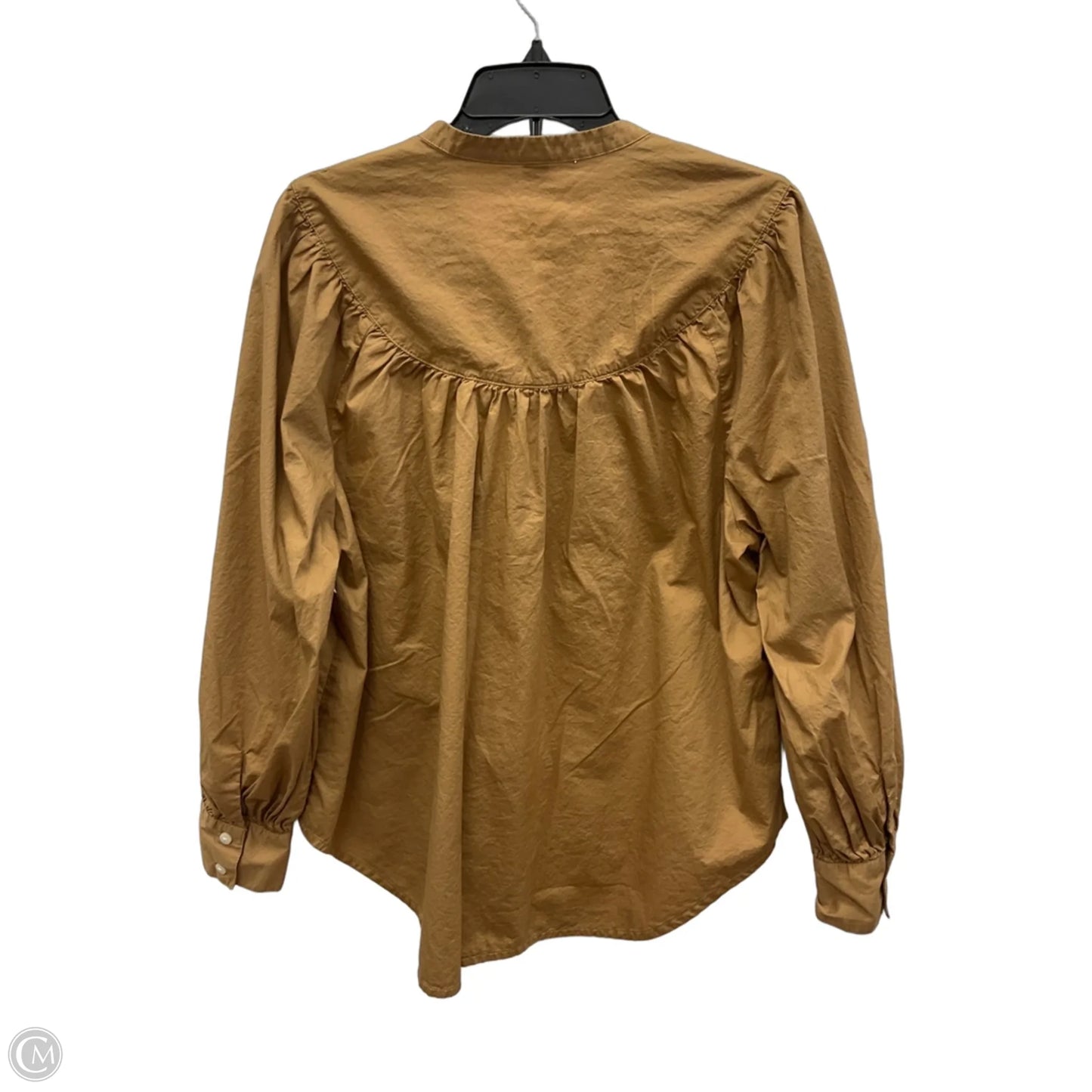 Top Long Sleeve By Old Navy In Brown, Size: L