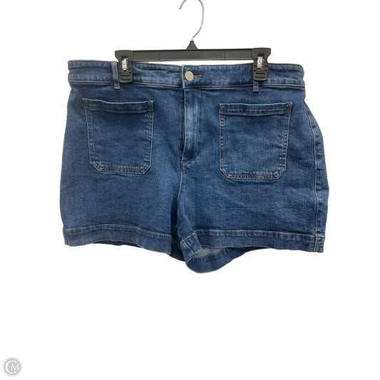 Shorts By Loft In Blue Denim, Size: 16