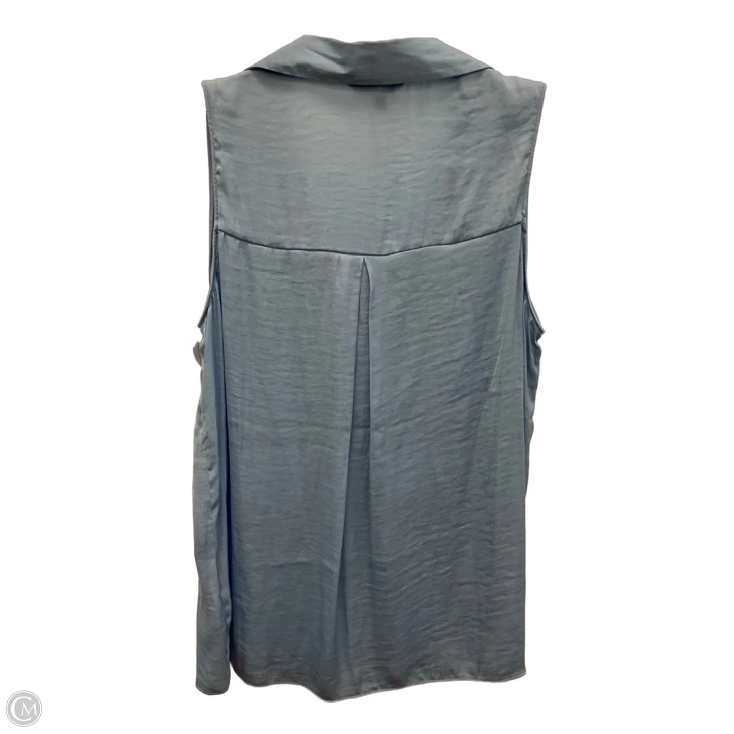 Top Sleeveless By Naked Zebra In Blue, Size: S