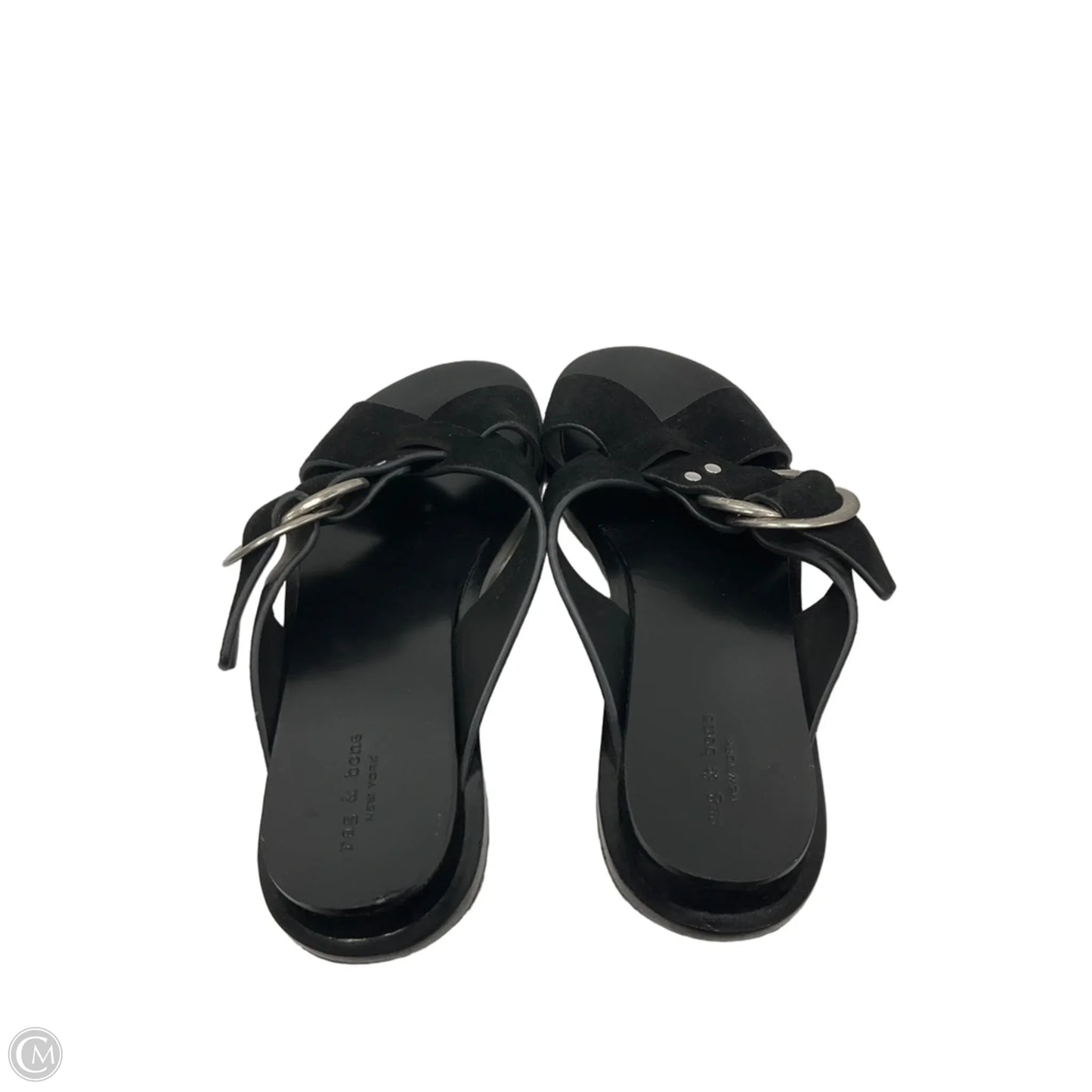 Sandals Flats By Rag And Bone In Black, Size: 8
