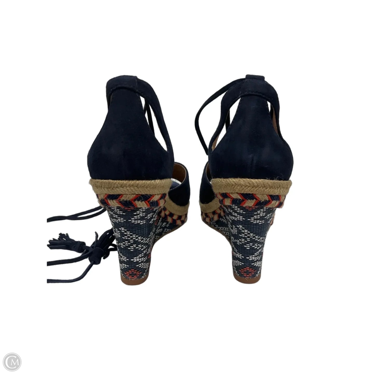 Sandals Heels Platform By Cabi In Blue, Size: 8.5