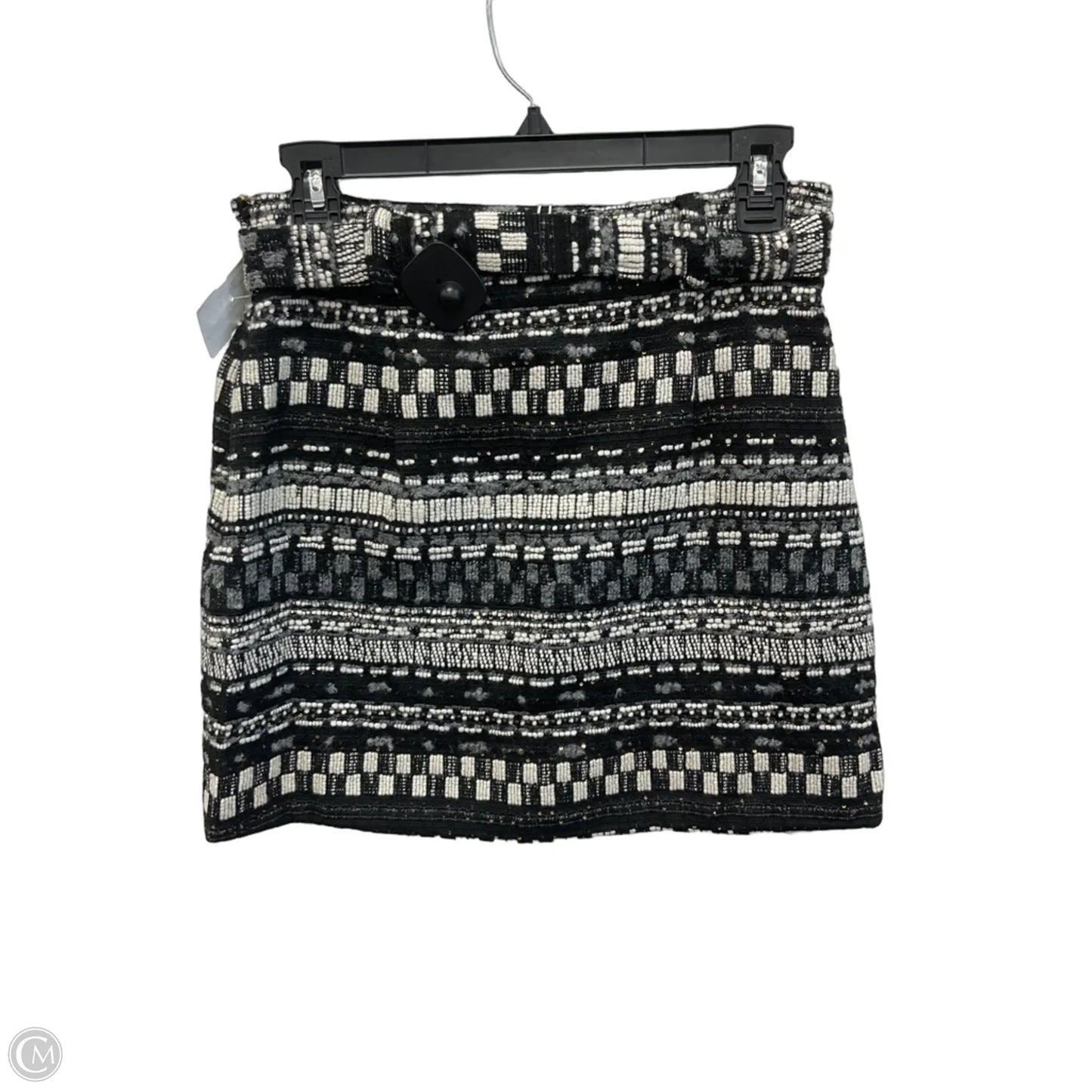 Skirt Mini & Short By Ramy Brook In Black & White, Size: 4