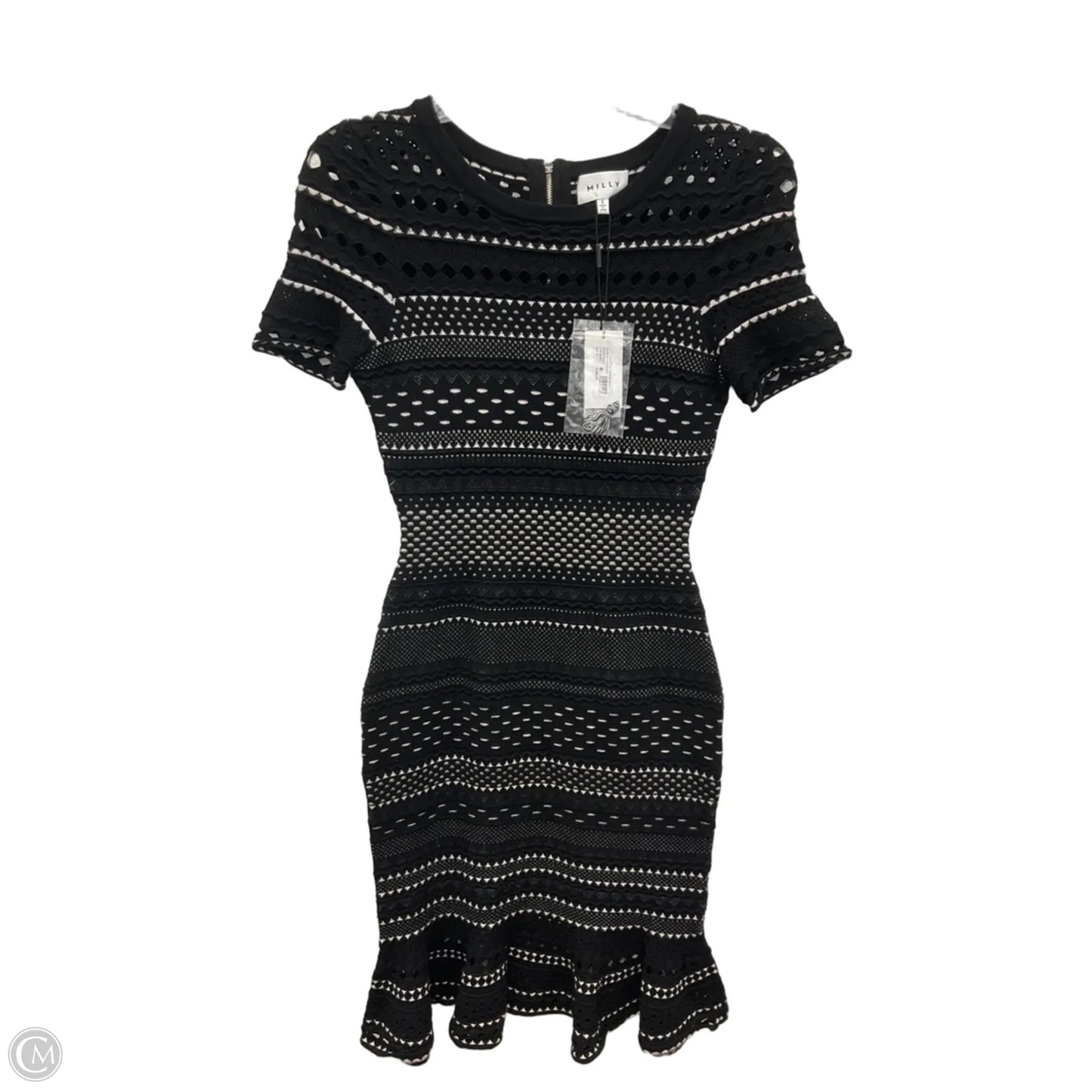 Dress Designer By Milly In Black & White, Size: S