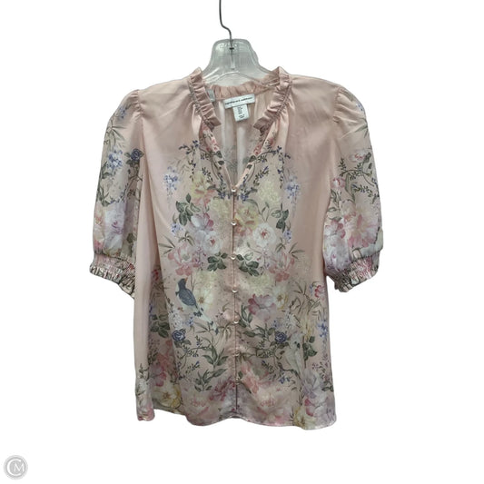 Top Short Sleeve By Cupcakes And Cashmere In Pink, Size: S