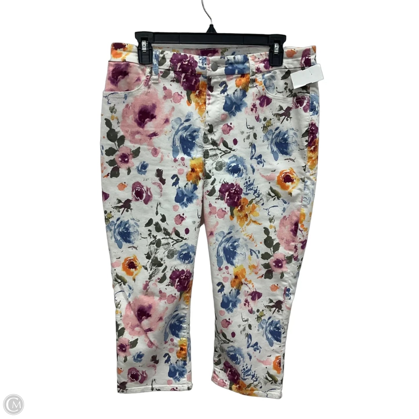 Capris By Chicos In White, Size: 10