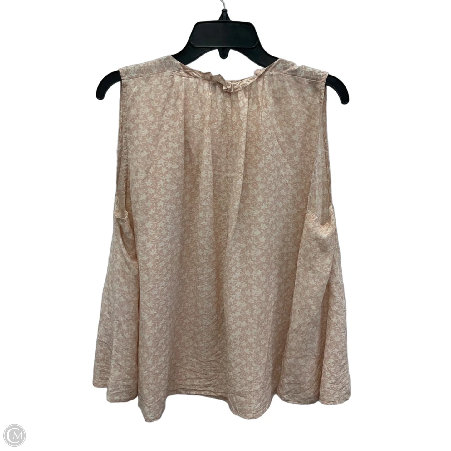Top Short Sleeve By Madewell In Pink, Size: L