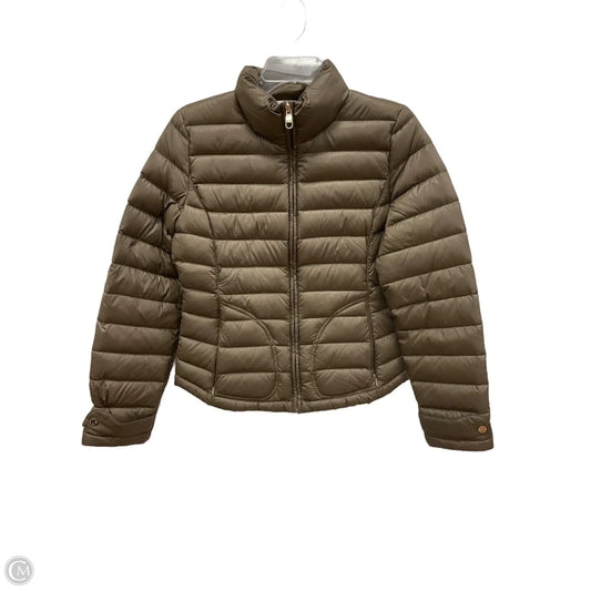 Coat Puffer & Quilted By Calvin Klein In Green, Size: Xs