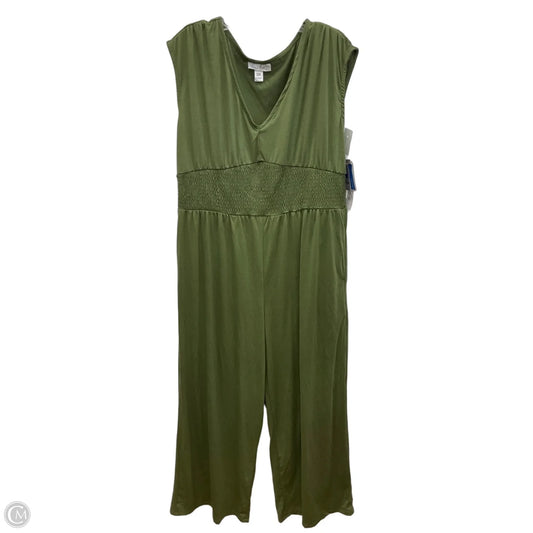 Jumpsuit By Just Be In Green, Size: 3x