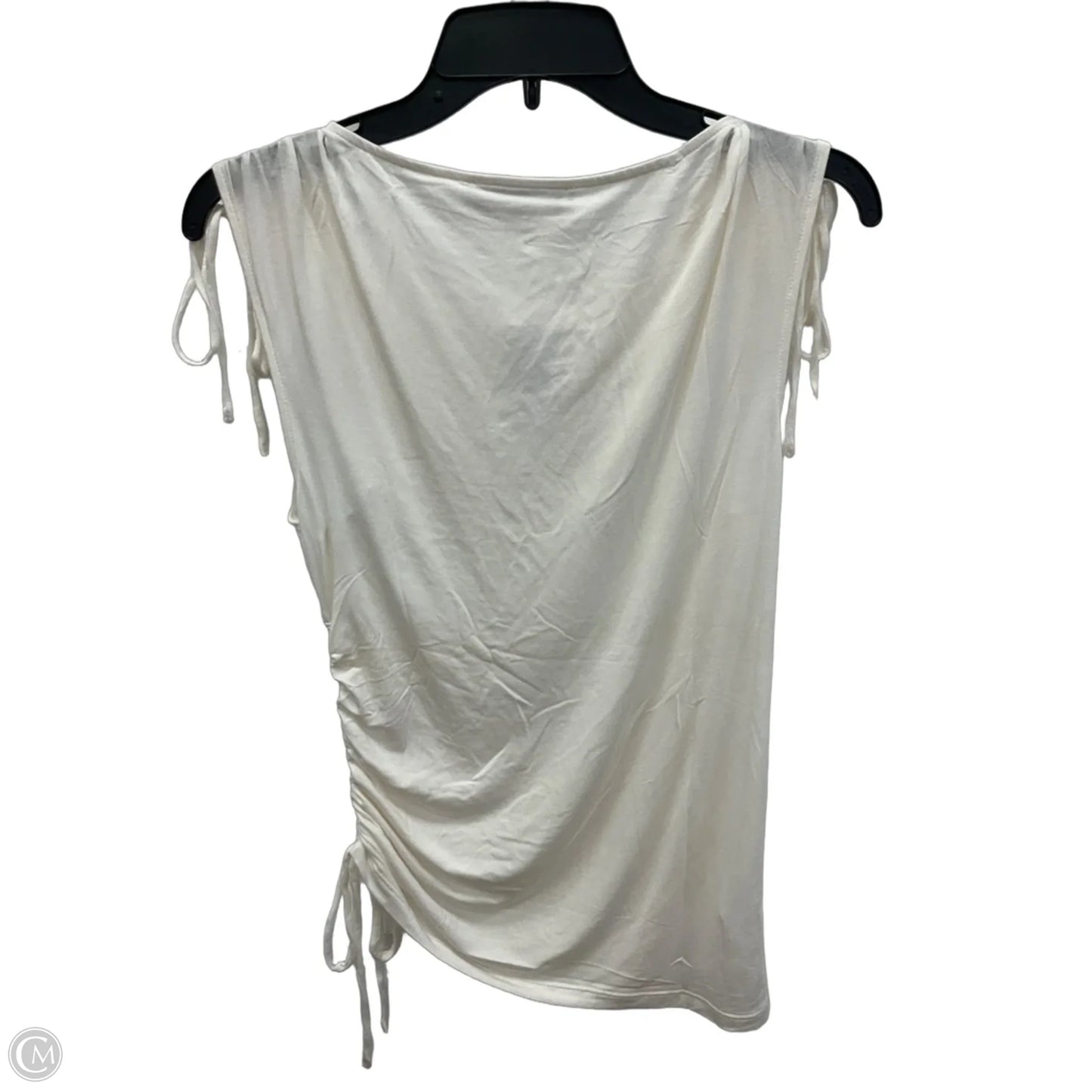 Top Sleeveless By Loft In White, Size: M