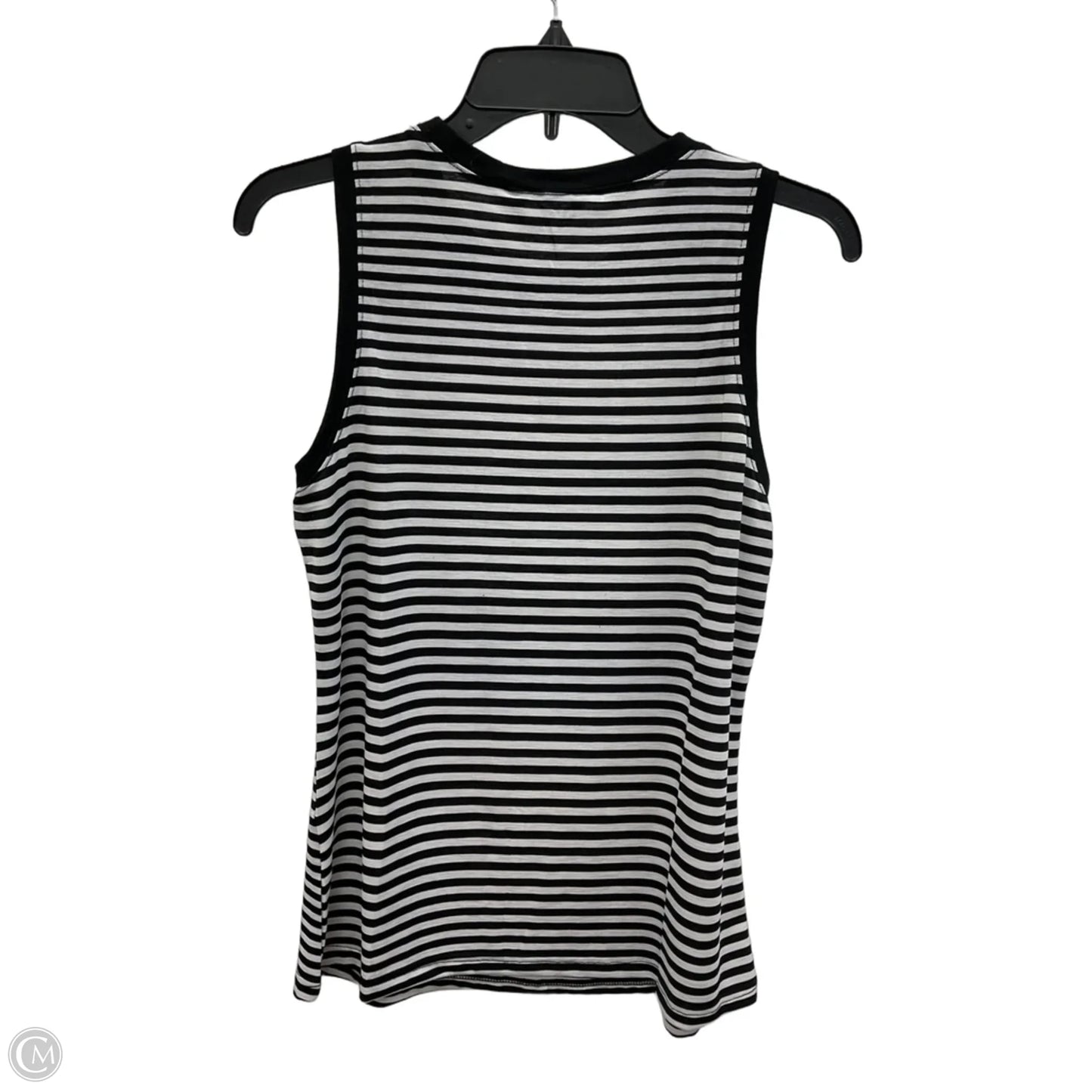 Top Sleeveless Basic By Dokotoo In Black & Grey, Size: S