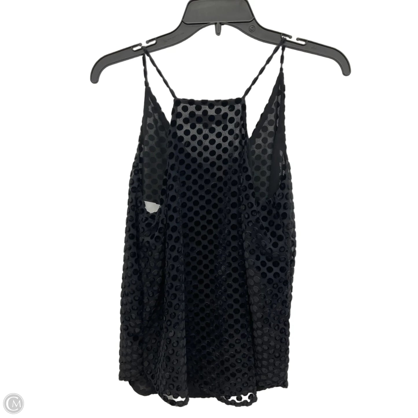 Top Sleeveless By Loft In Black, Size: S