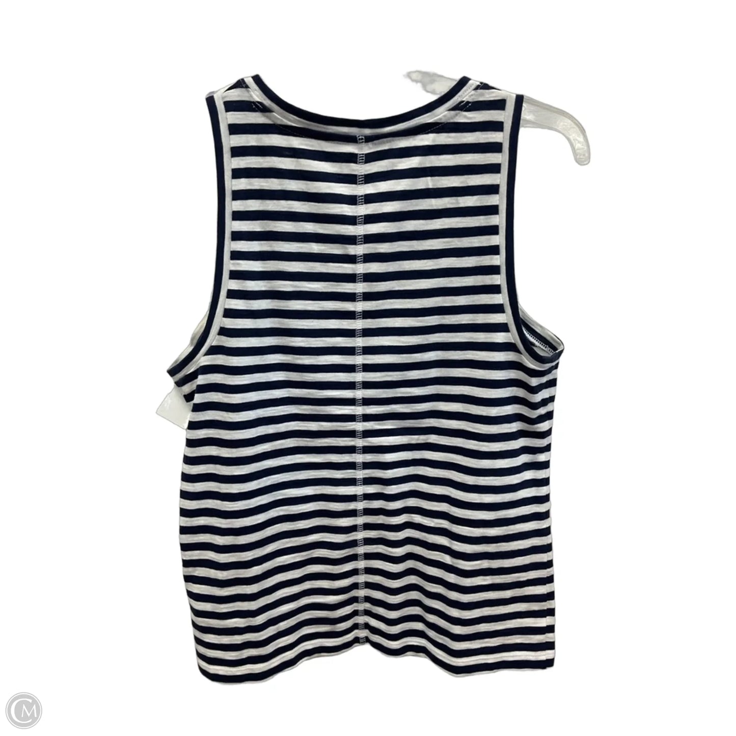Top Sleeveless Basic By J. Crew In Striped Pattern, Size: S
