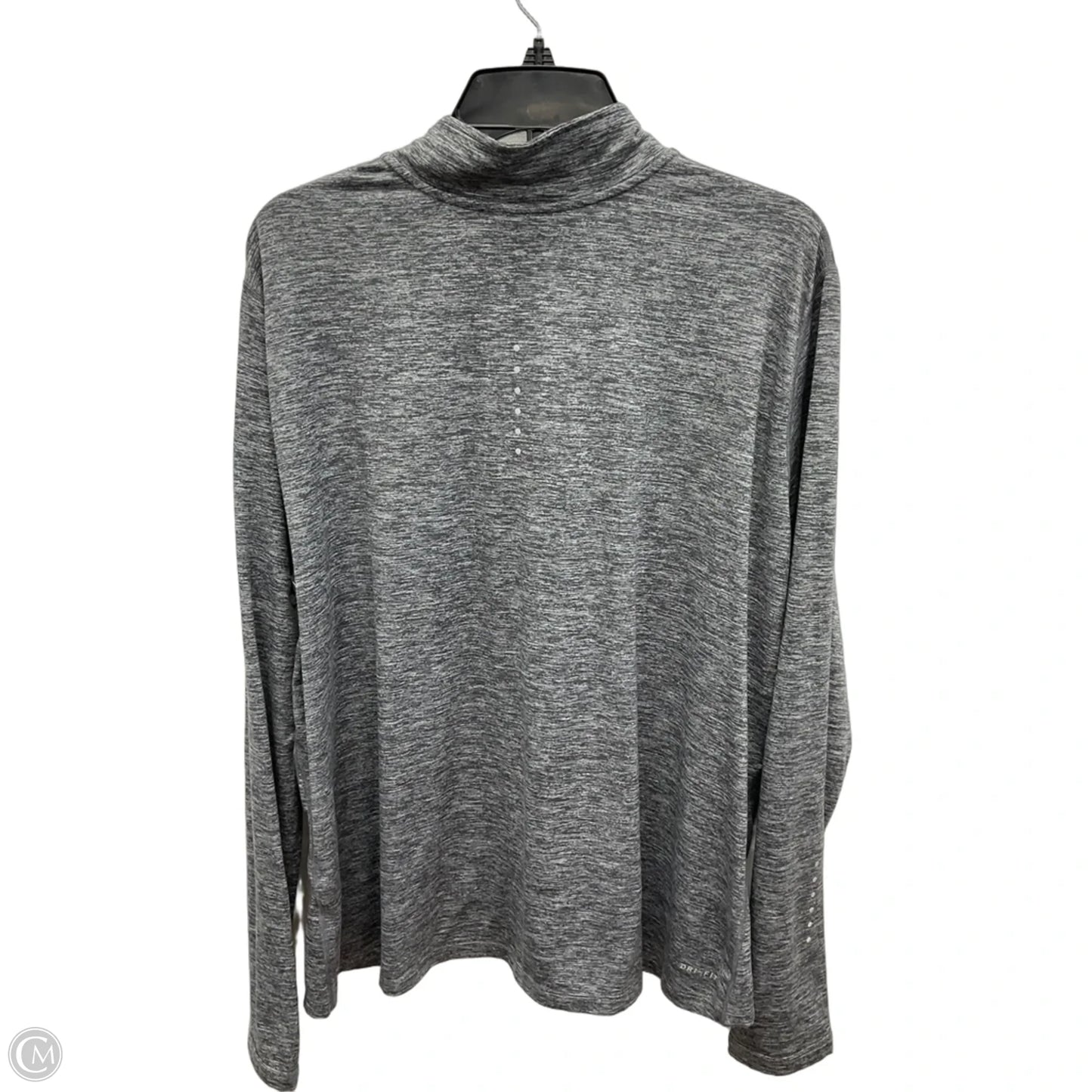 Athletic Jacket By Nike Apparel In Grey, Size: 2x