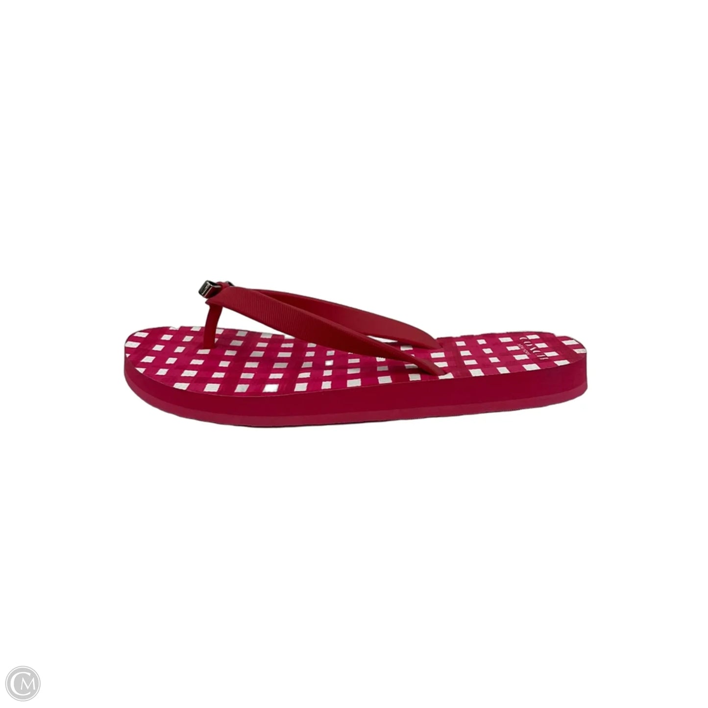 Sandals Designer By Coach In Pink, Size: 6
