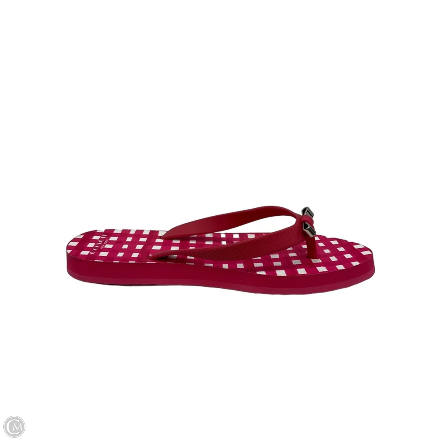 Sandals Designer By Coach In Pink, Size: 6