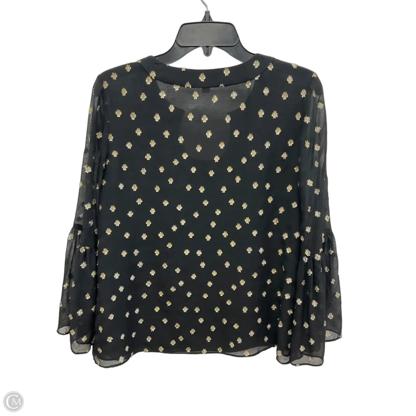 Top Long Sleeve Designer By Lilly Pulitzer In Black, Size: S
