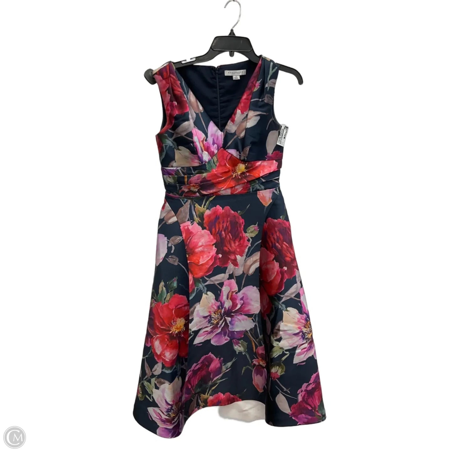 Dress Casual Midi By Kay Unger In Blue, Size: S