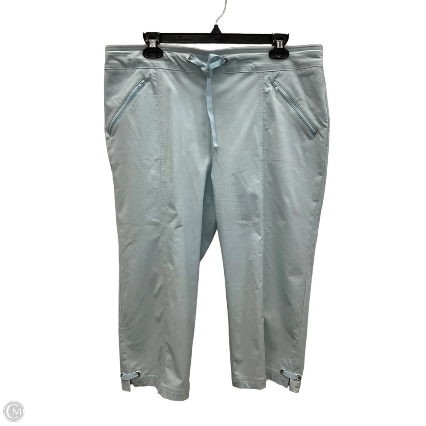 Capris By Chicos In Blue, Size: L