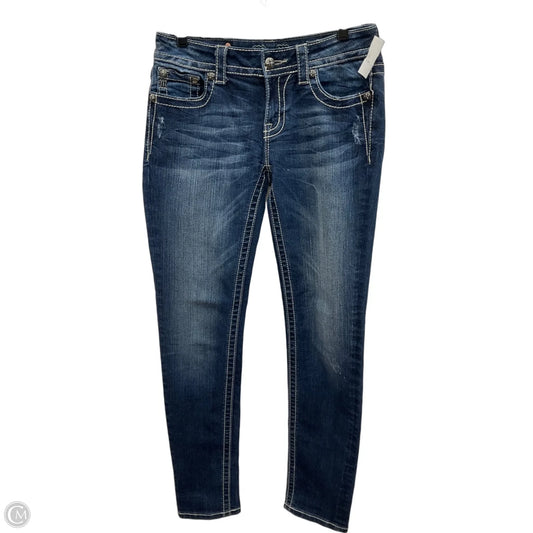 Jeans Skinny By Miss Me In Blue Denim, Size: 6