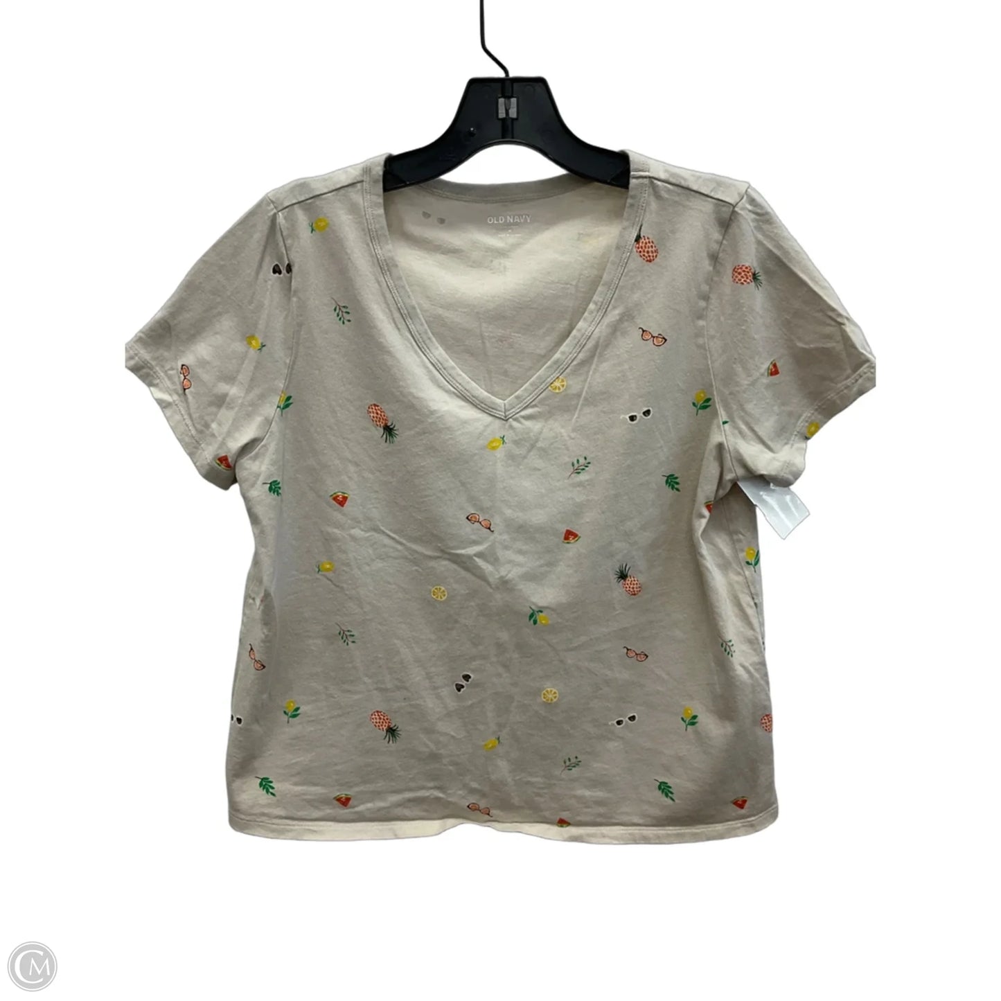 Top Sleeveless Basic By Old Navy In Tan, Size: M