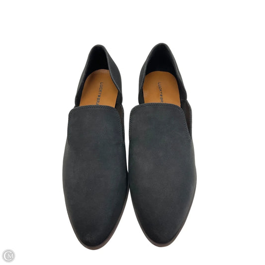 Shoes Heels Platform By Lucky Brand In Black, Size: 8