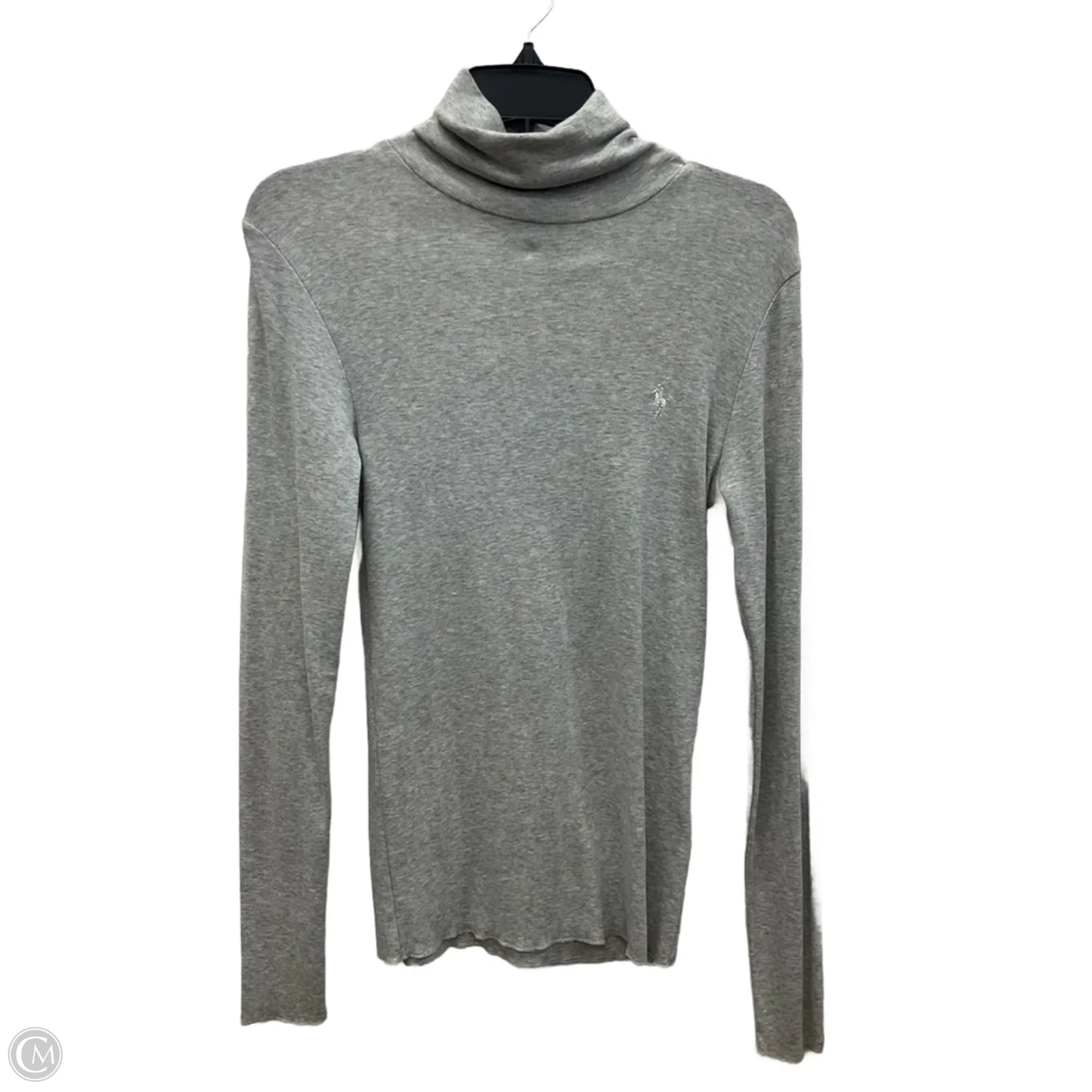 Top Long Sleeve By Ralph Lauren In Grey, Size: L