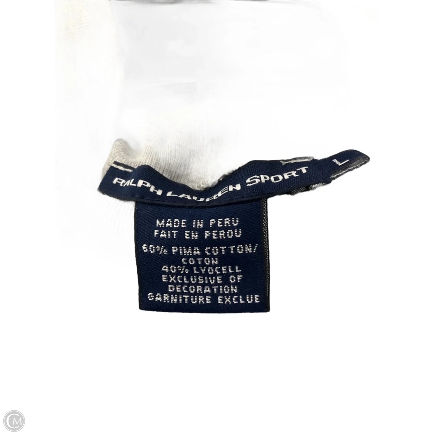 Top Long Sleeve By Ralph Lauren In Grey, Size: L