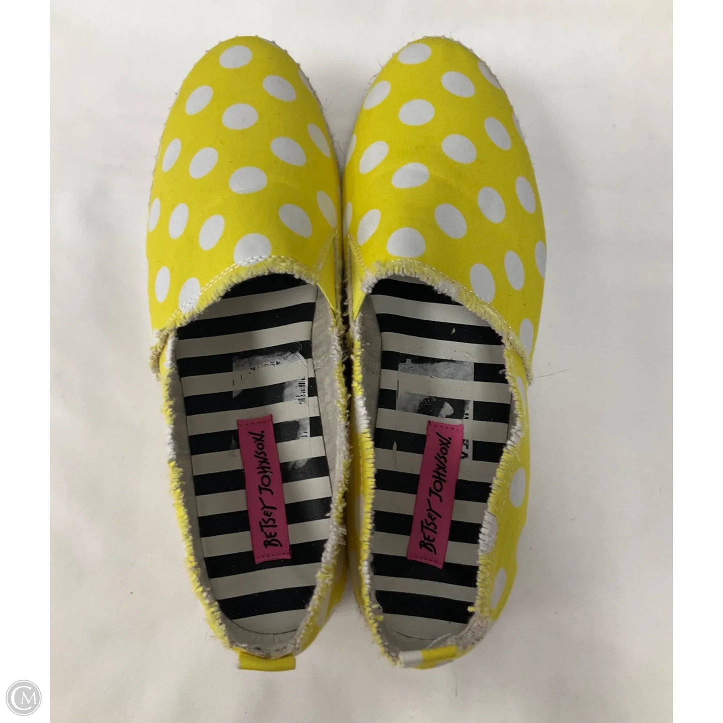 Shoes Heels Platform By Betsey Johnson In Yellow, Size: 7.5