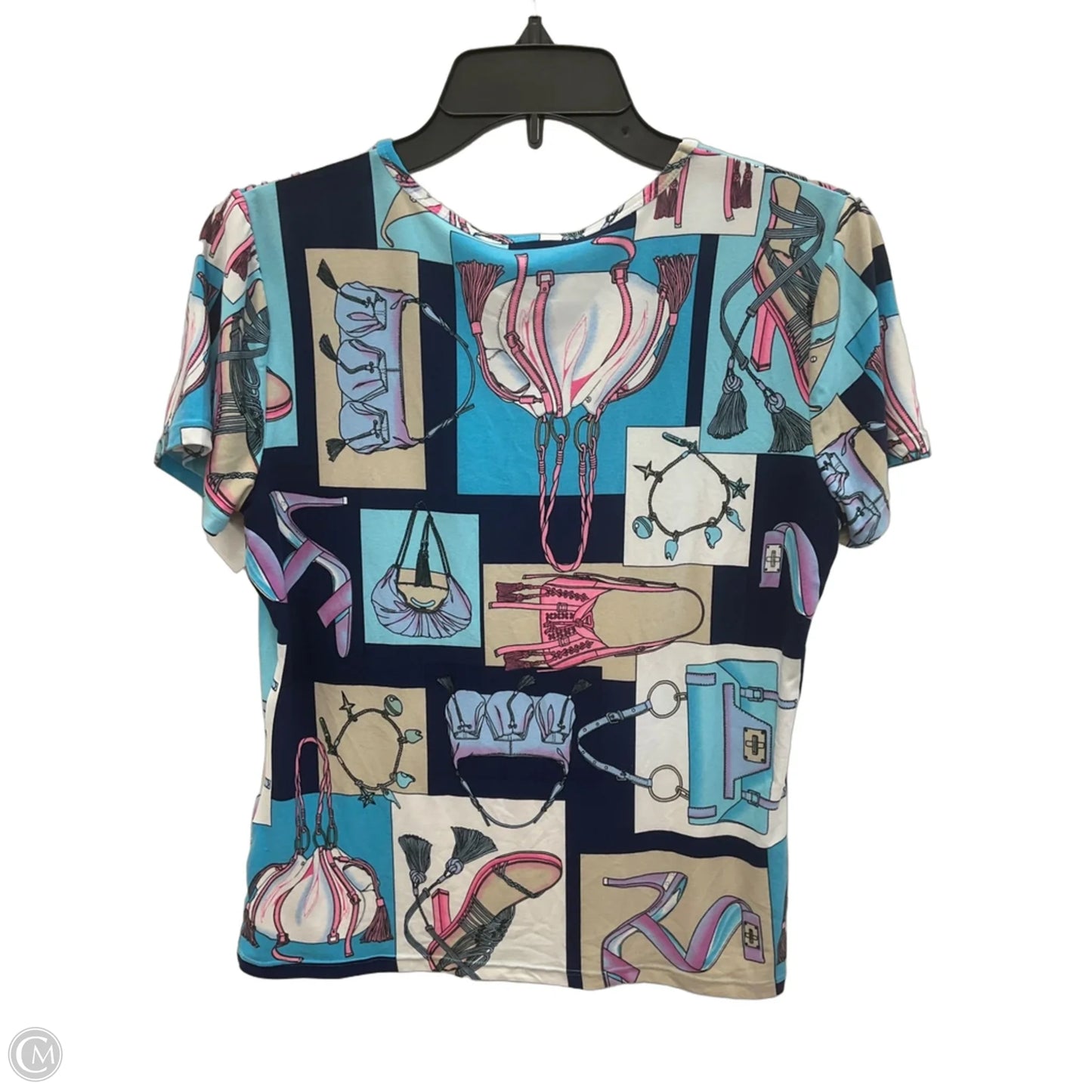 Top Short Sleeve By Nygard Peter In Blue, Size: M